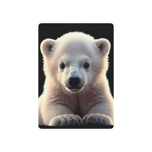 Cute Baby Polar Bear Poker Playing Cards - Earthbound Pacific