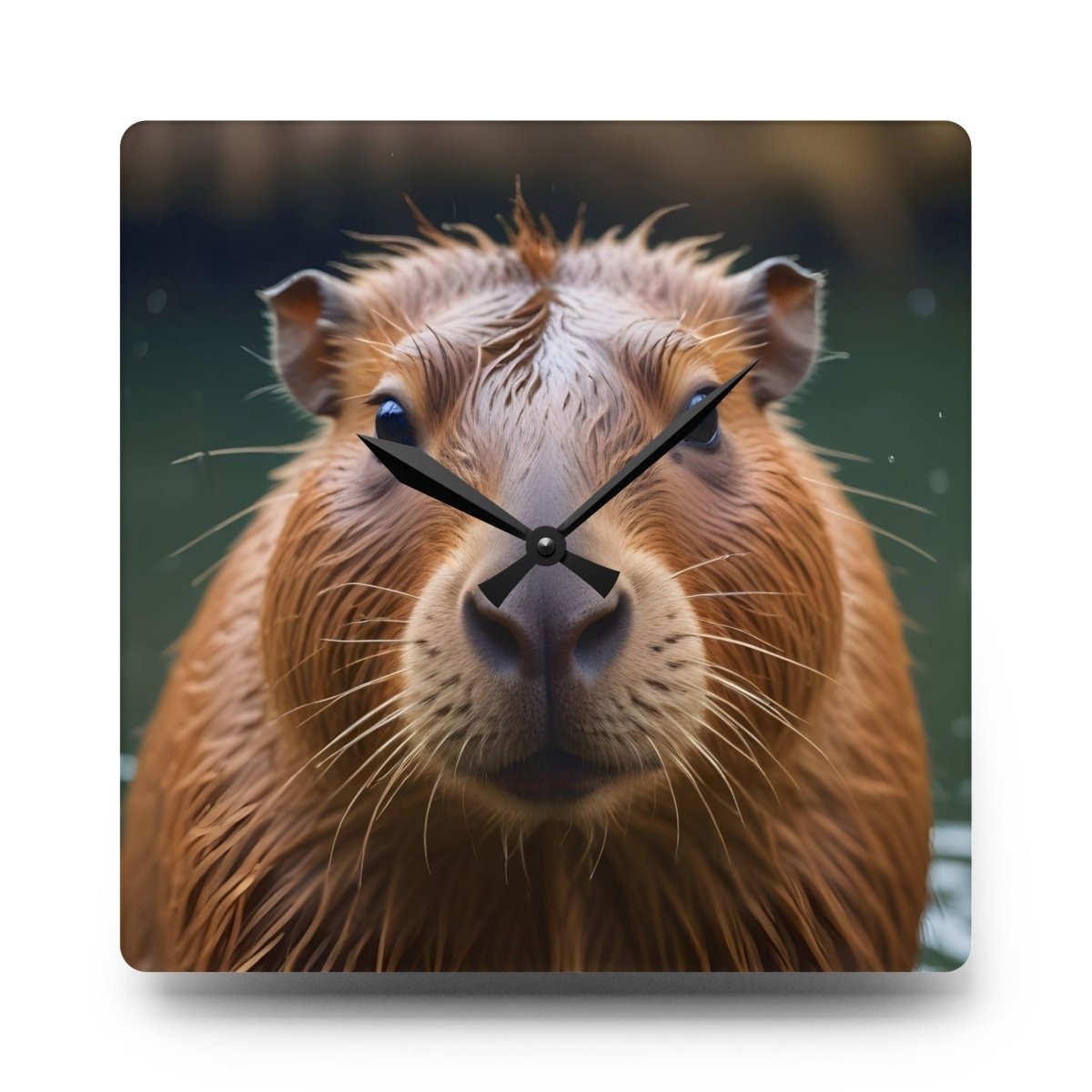Cute Capybara Acrylic Wall Clock - Unique Animal Decor for Home & Office 75838022171719835462 Earthbound Pacific