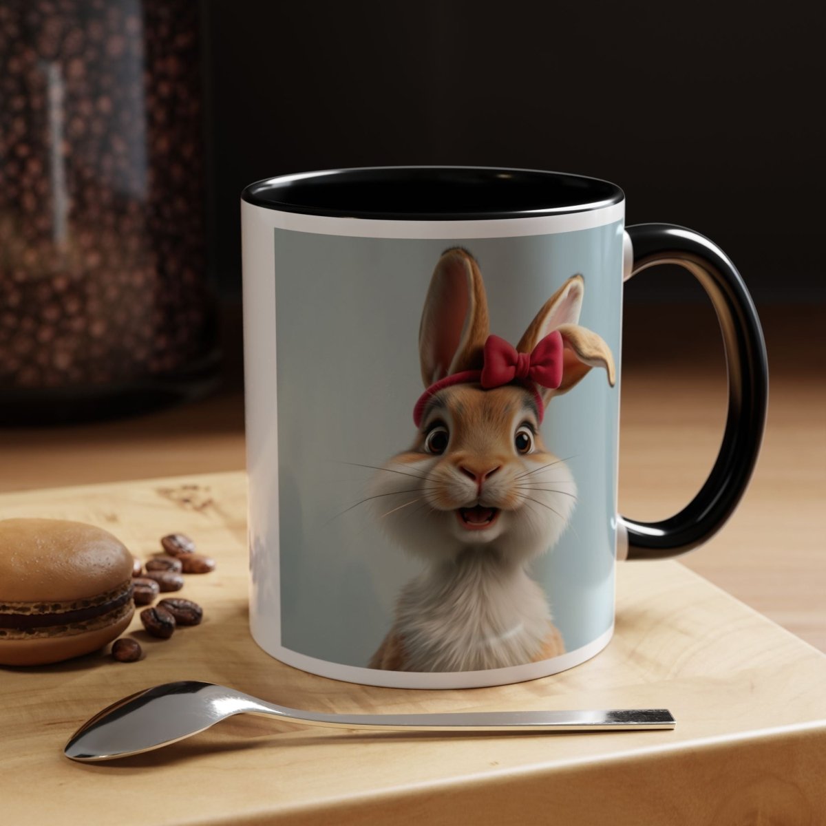 Cute Funny Rabbit Coffee Mug (11, 15oz) - Earthbound Pacific