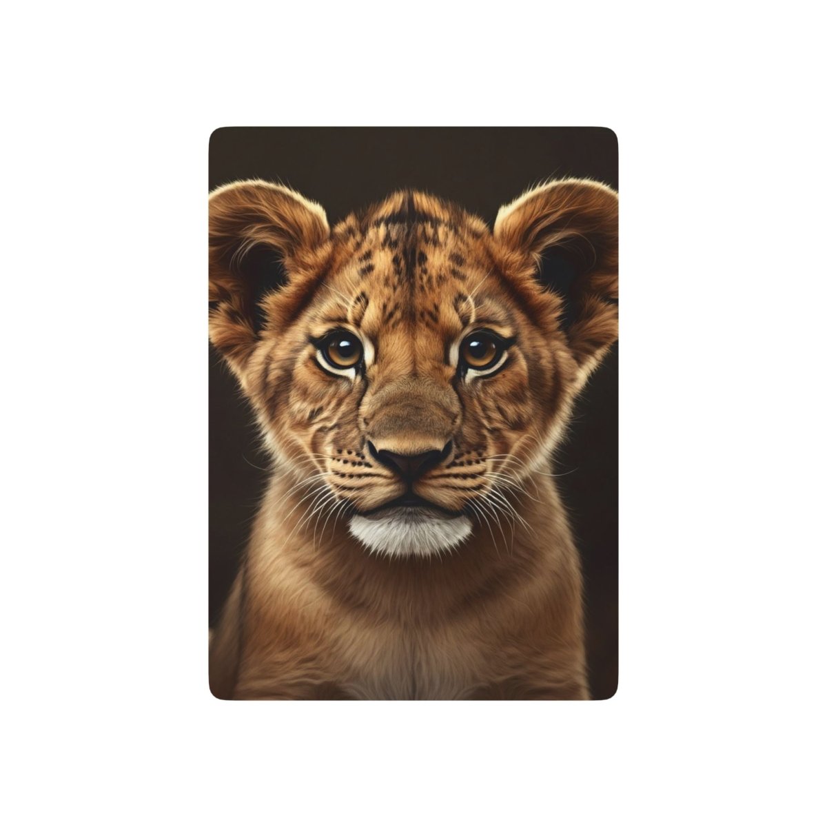 Cute lion cub Poker Playing Cards - Earthbound Pacific