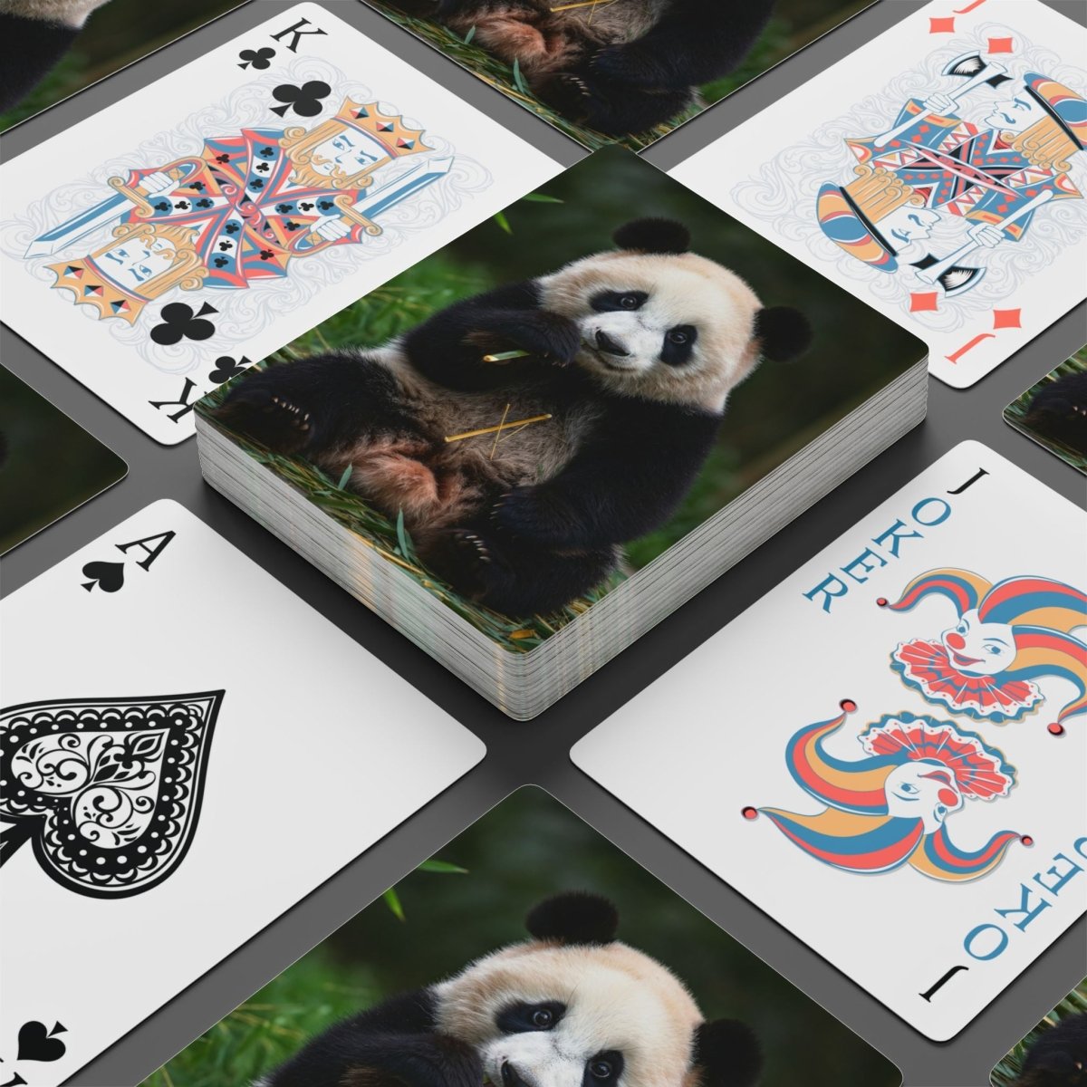 Cute Panda Poker Playing Cards - Earthbound Pacific