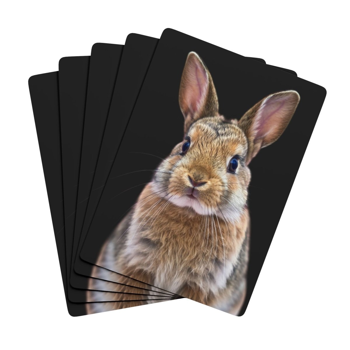 Cute Rabbit Playing Cards, Bunny Deck, Unique Gift for Poker Players, Animal Lover Game Night, Funny Card Game Accessories - Earthbound Pacific