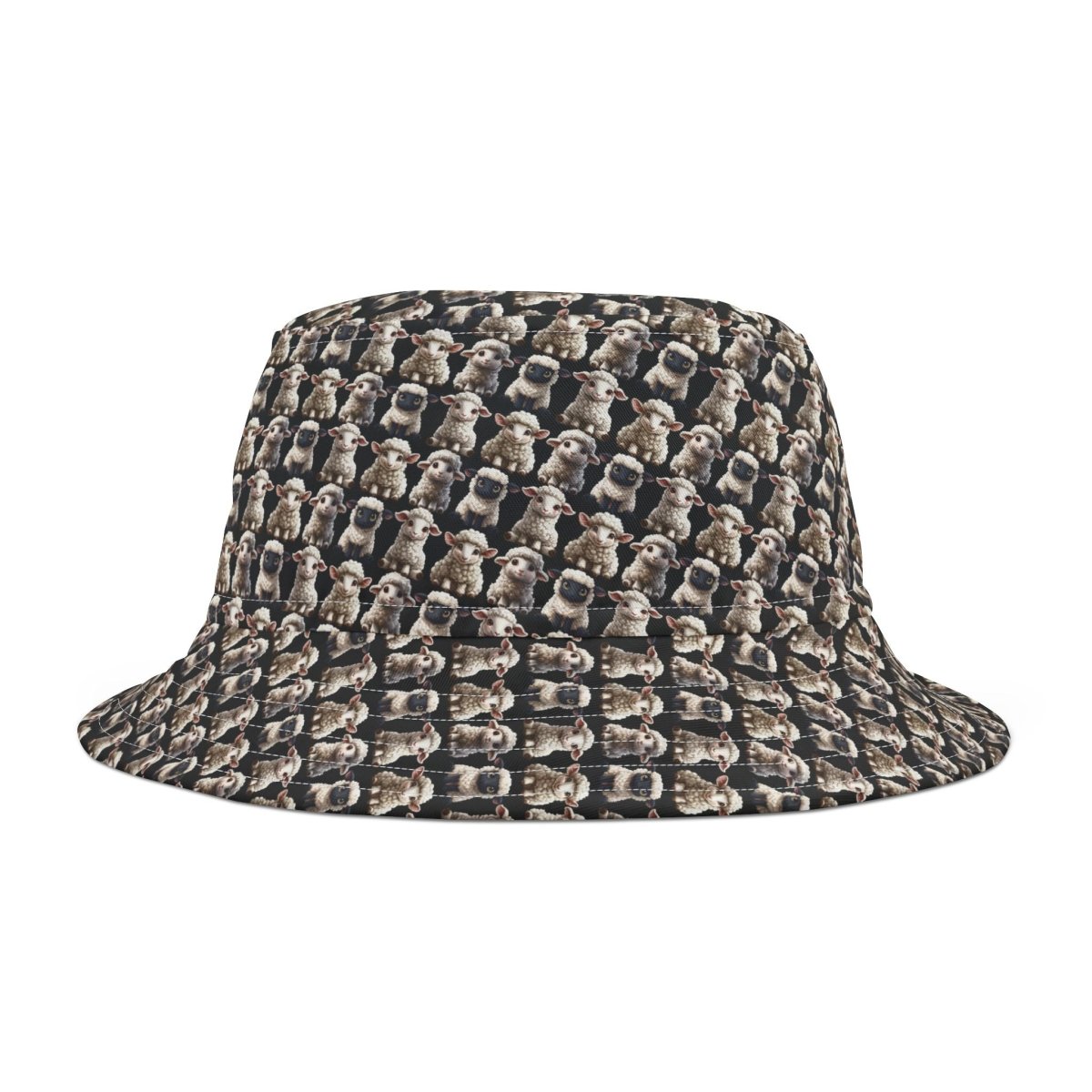 Cute Sheep Design Bucket Hat - Cute Fruit Print Cap for Summer, Fun Sun Protection Accessory, Trendy Beach Headwear, Fashionable Berry 21345923803854990680 Earthbound Pacific
