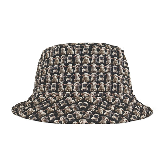 Cute Sheep Design Bucket Hat - Cute Fruit Print Cap for Summer, Fun Sun Protection Accessory, Trendy Beach Headwear, Fashionable Berry 21345923803854990680 Earthbound Pacific
