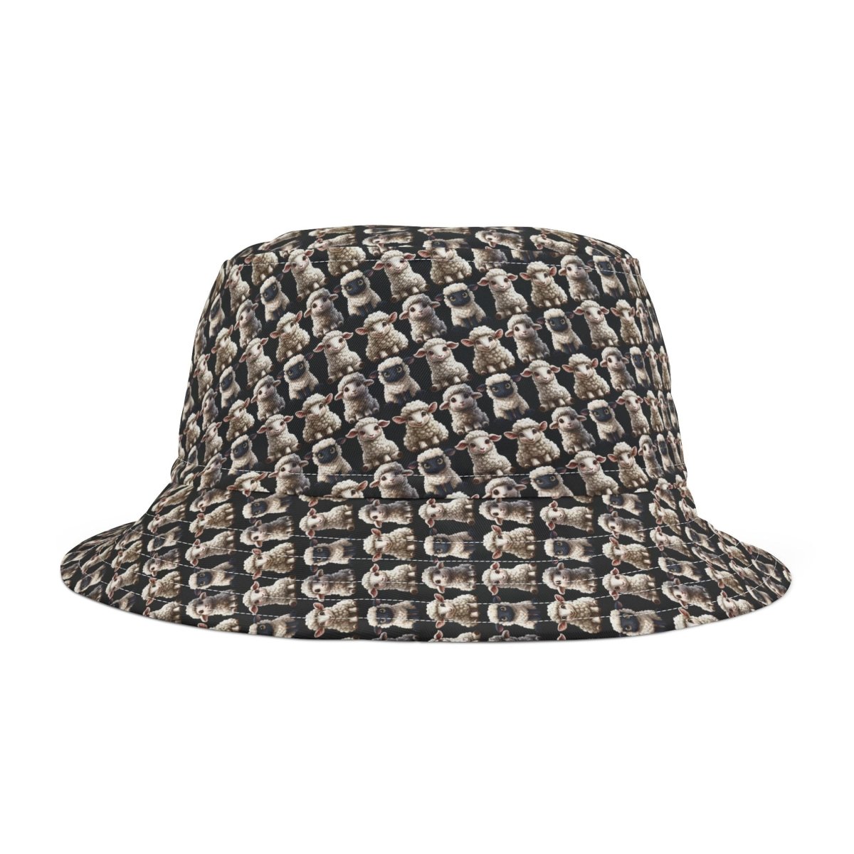 Cute Sheep Design Bucket Hat - Cute Fruit Print Cap for Summer, Fun Sun Protection Accessory, Trendy Beach Headwear, Fashionable Berry 21345923803854990680 Earthbound Pacific