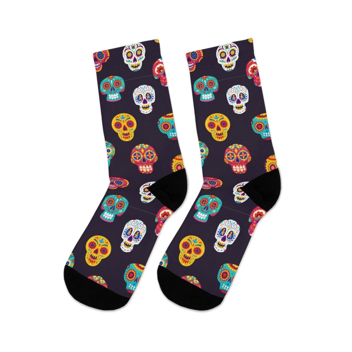 Day of the Dead Skull Socks, Colorful Recycled Socks 89689639909364078098 Earthbound Pacific