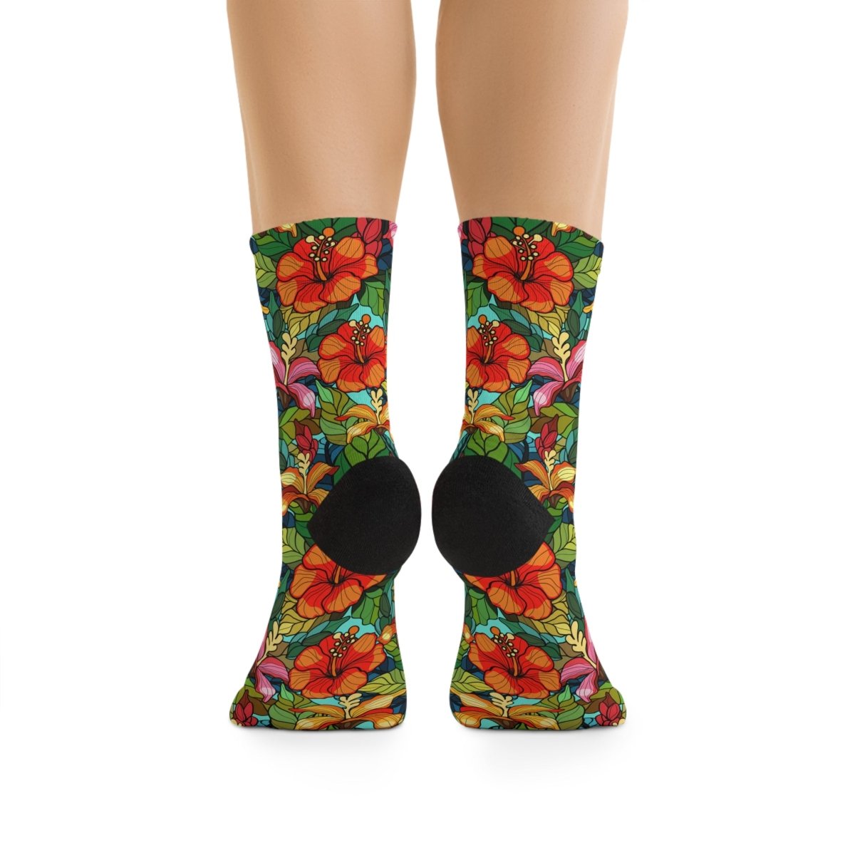 Eco - Friendly Floral Socks 27643216814527279493 Earthbound Pacific