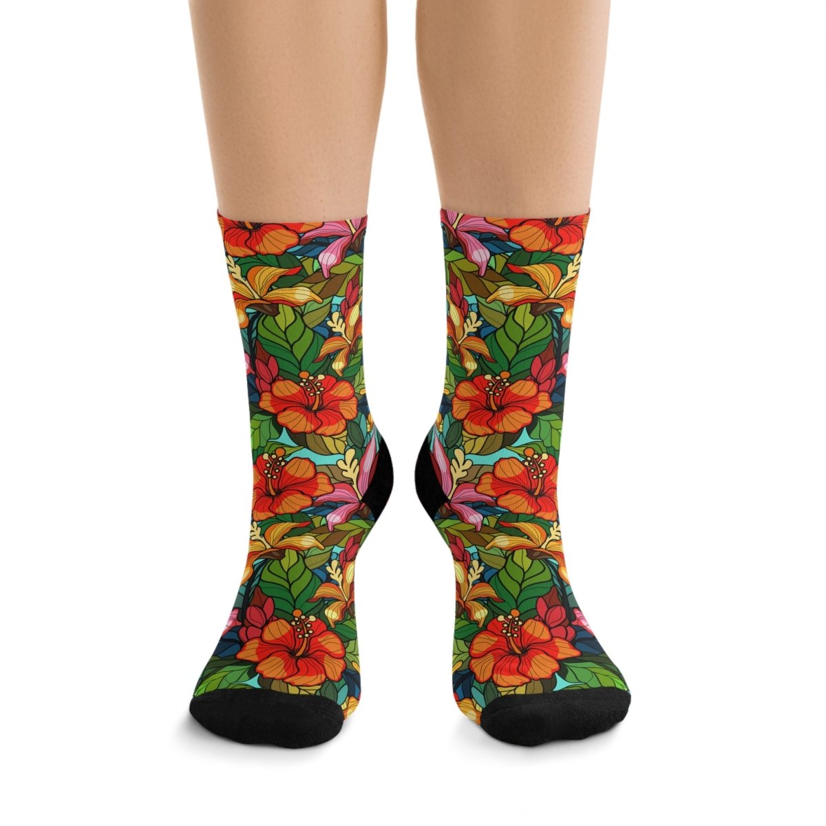 Eco - Friendly Floral Socks 27643216814527279493 Earthbound Pacific