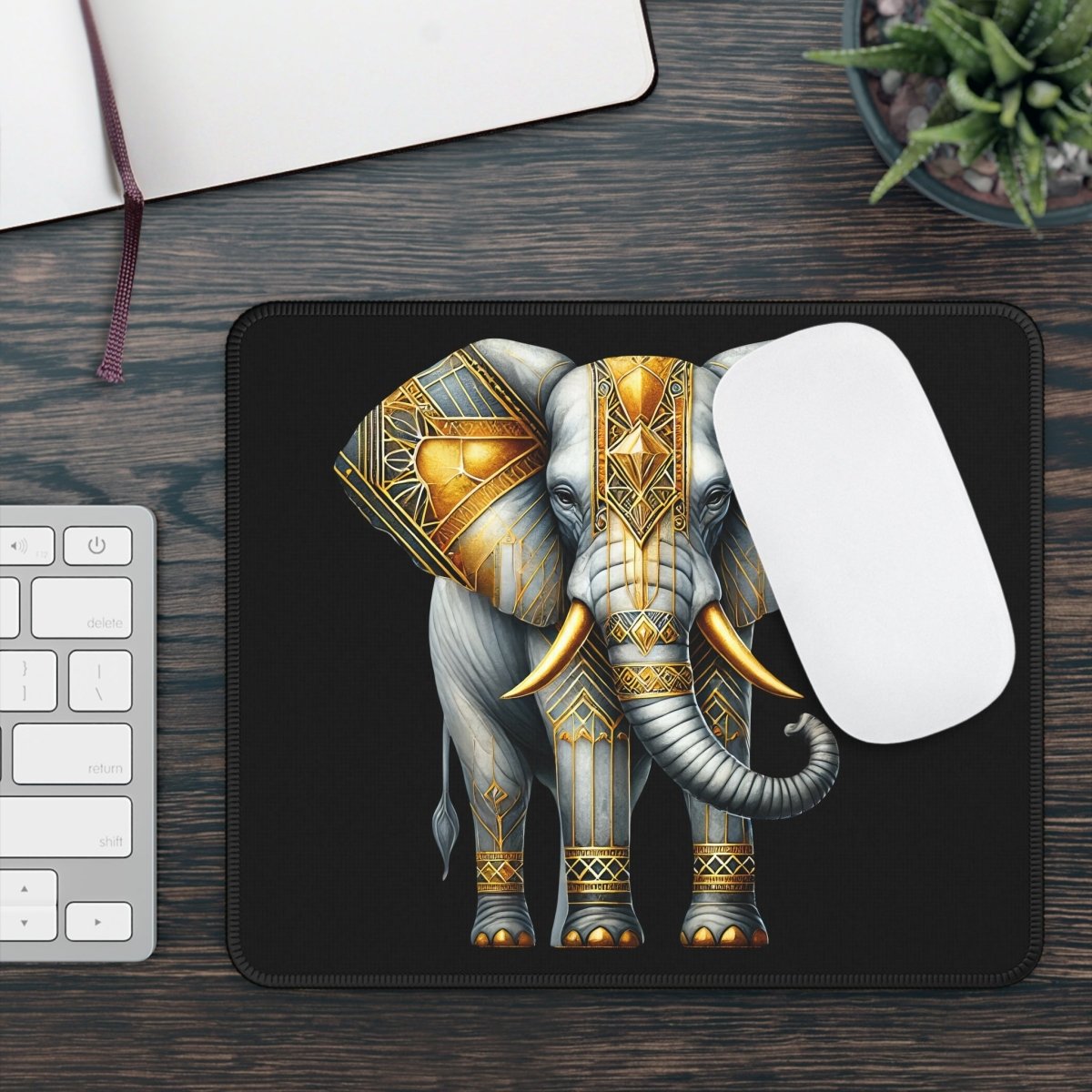 Elegant Elephant Gaming Mouse Pad - Unique Designer Mat for Gamers 78514399010274034851 Earthbound Pacific