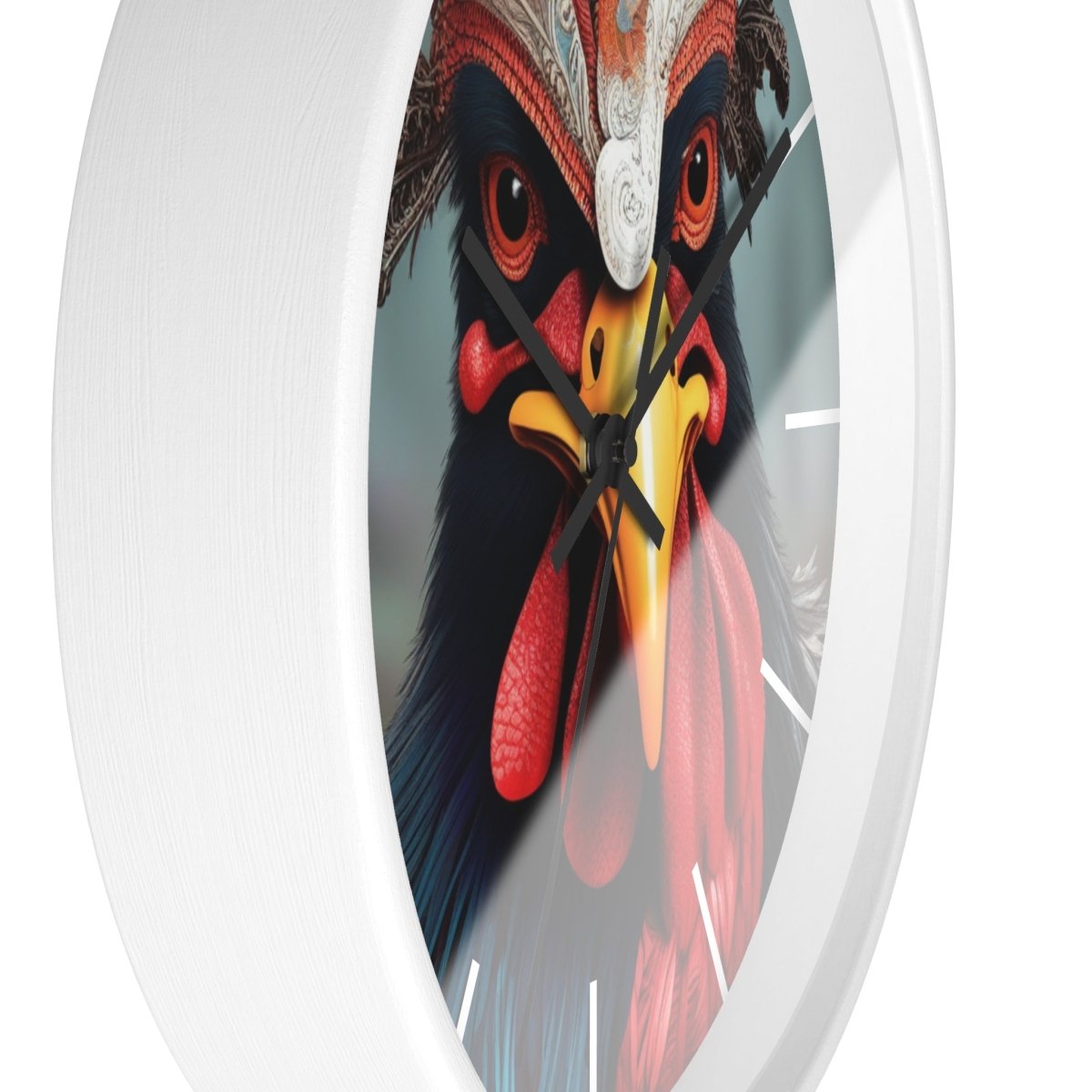 Fantasy Chicken Designer Wall Clock - Earthbound Pacific