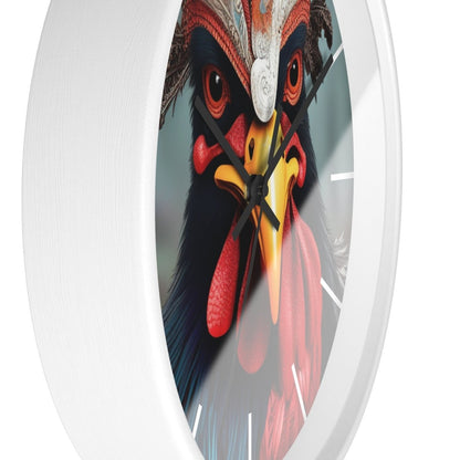 Fantasy Chicken Designer Wall Clock - Earthbound Pacific