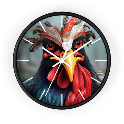 Fantasy Chicken Designer Wall Clock - Earthbound Pacific