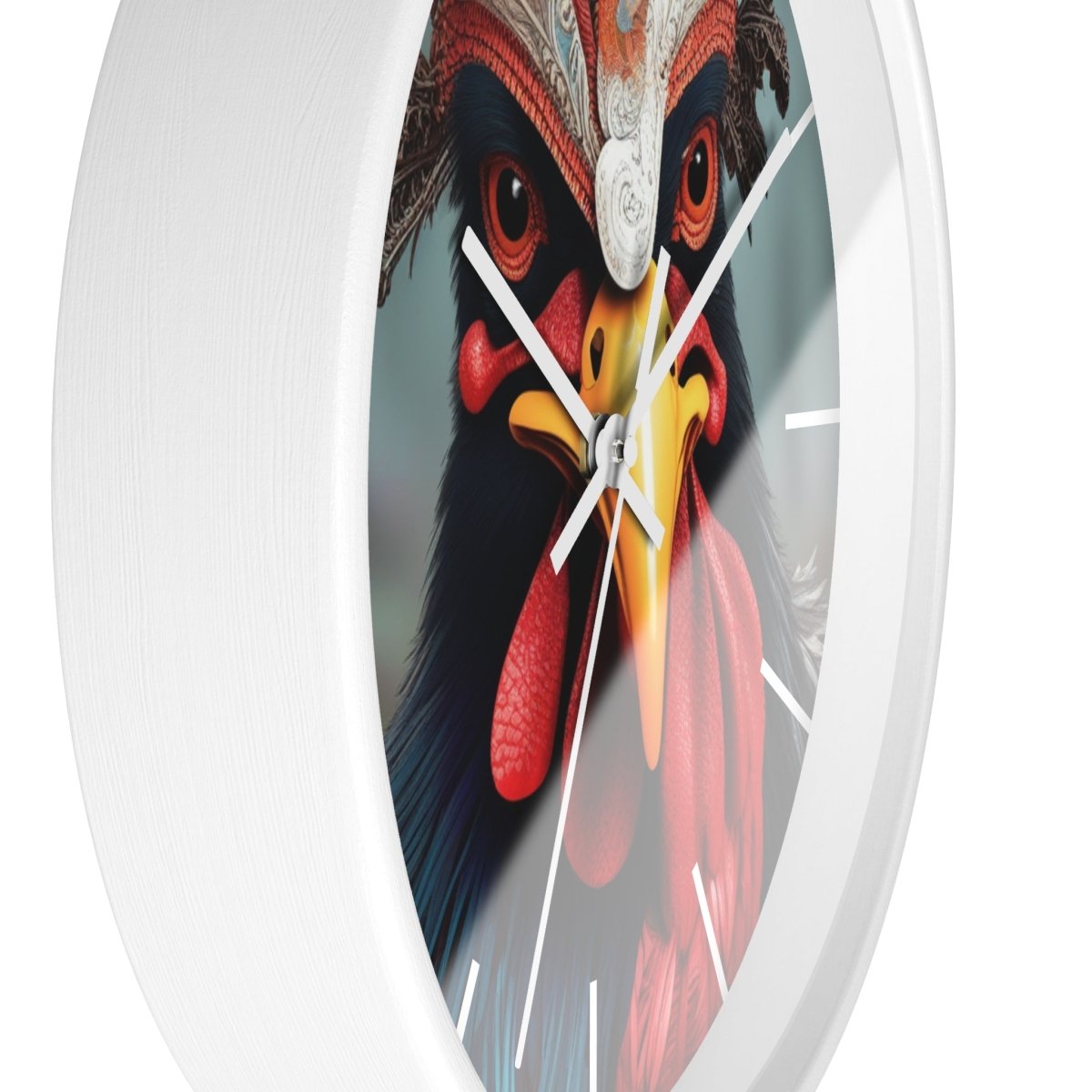 Fantasy Chicken Designer Wall Clock - Earthbound Pacific