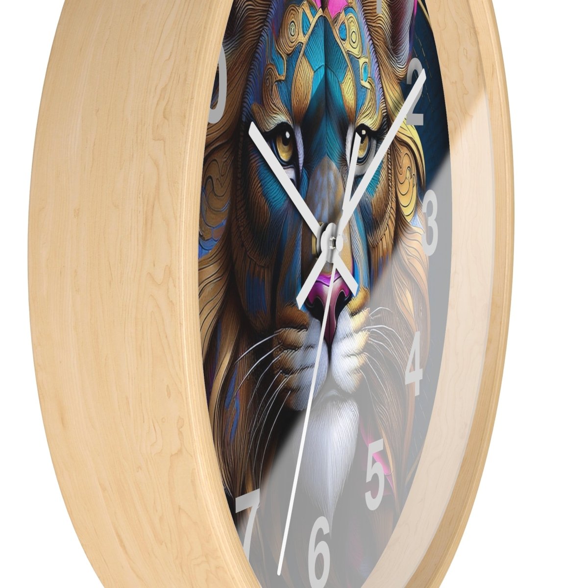 Fantasy Lion Designer Wall Clock - Earthbound Pacific