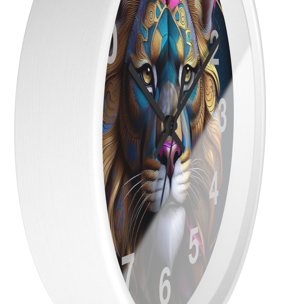 Fantasy Lion Designer Wall Clock - Earthbound Pacific