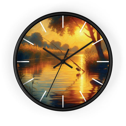 Fishing Wall Clock - Earthbound Pacific