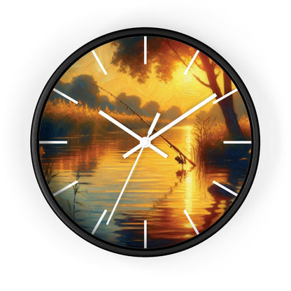 Fishing Wall Clock - Earthbound Pacific