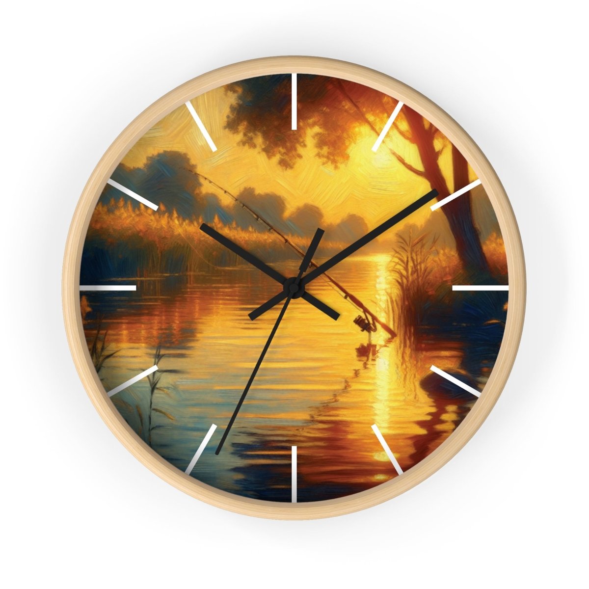 Fishing Wall Clock - Earthbound Pacific