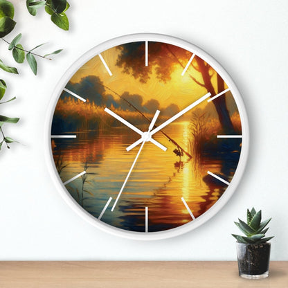 Fishing Wall Clock - Earthbound Pacific