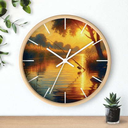 Fishing Wall Clock - Earthbound Pacific