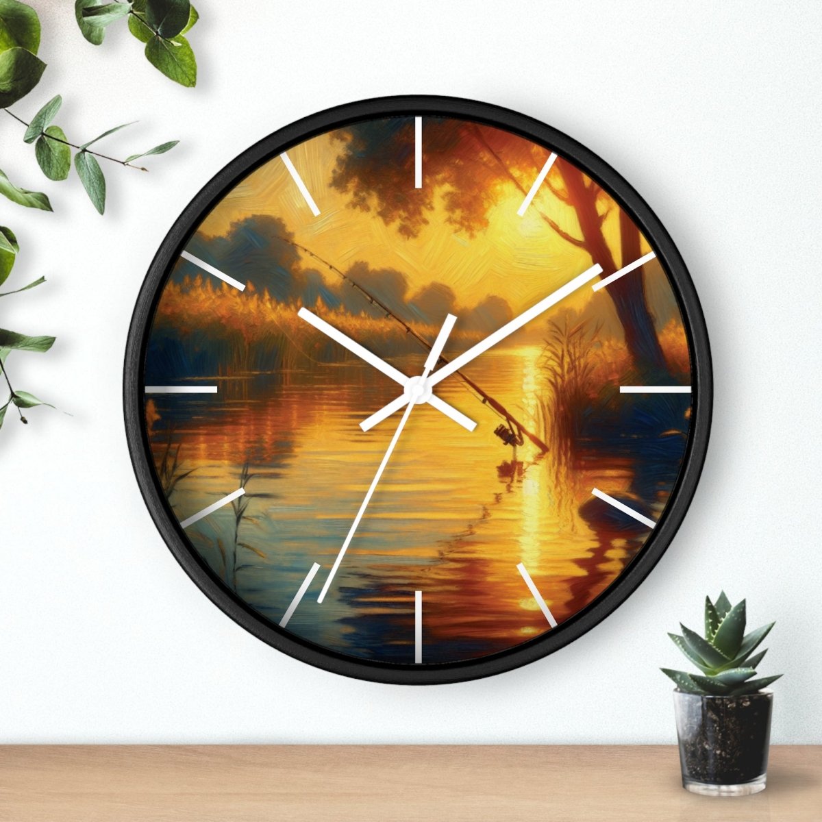 Fishing Wall Clock - Earthbound Pacific