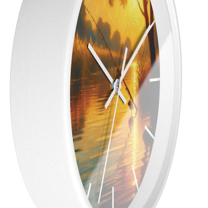 Fishing Wall Clock - Earthbound Pacific