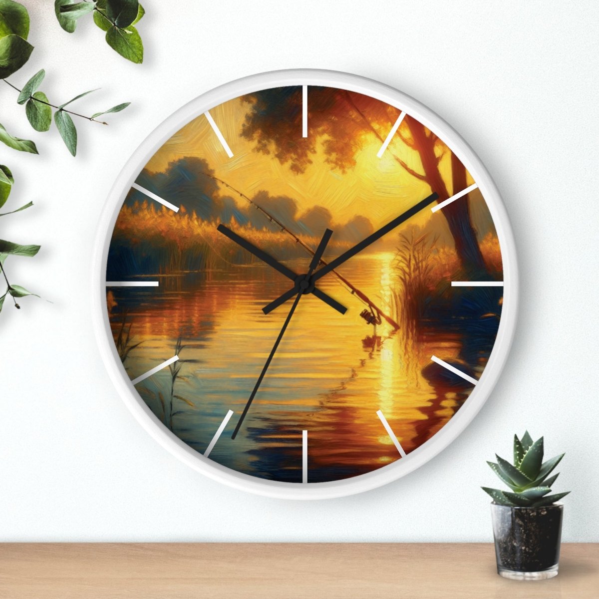 Fishing Wall Clock - Earthbound Pacific