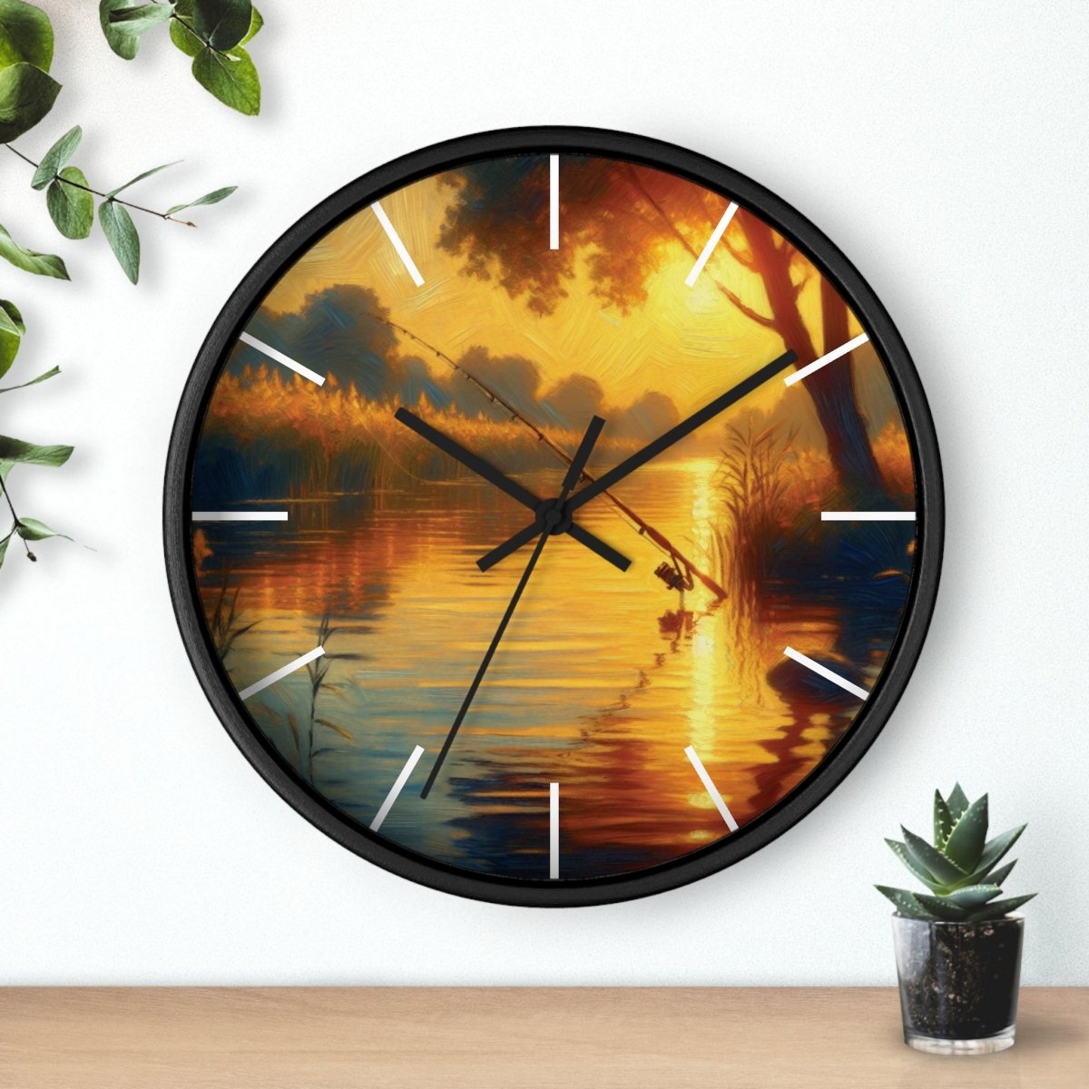 Fishing Wall Clock - Earthbound Pacific