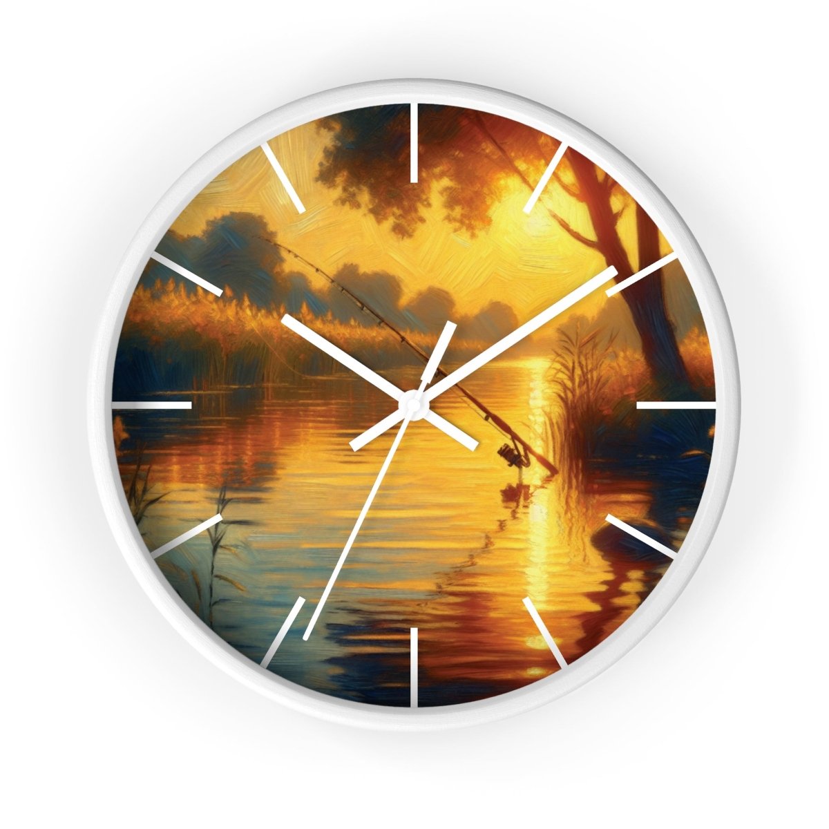 Fishing Wall Clock - Earthbound Pacific