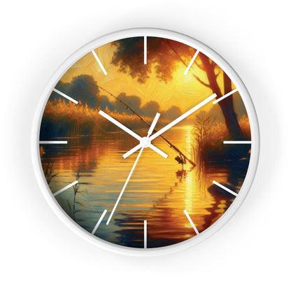 Fishing Wall Clock - Earthbound Pacific