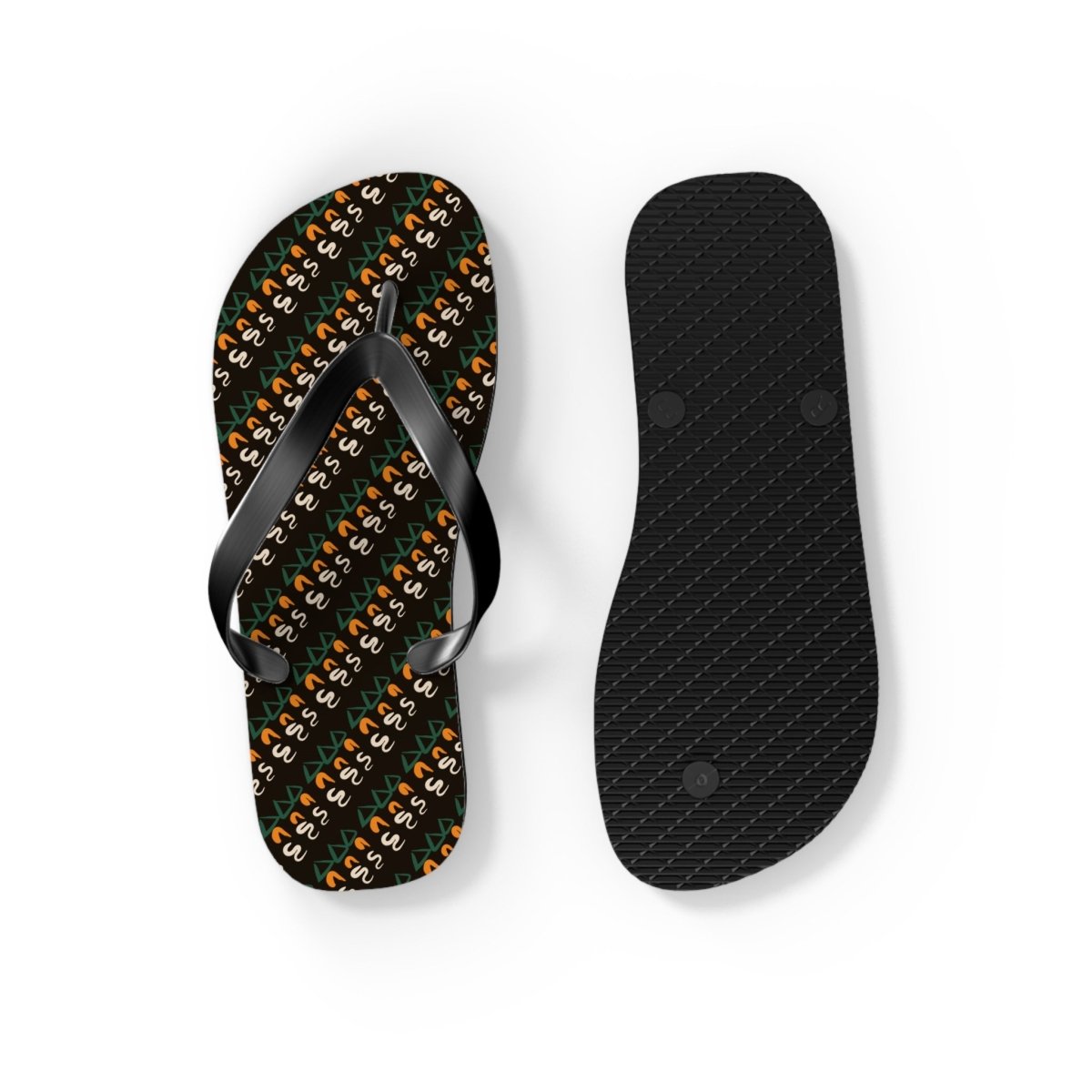 Flip Flops, African Tribal Design Inspired 25079358475576250861 Earthbound Pacific