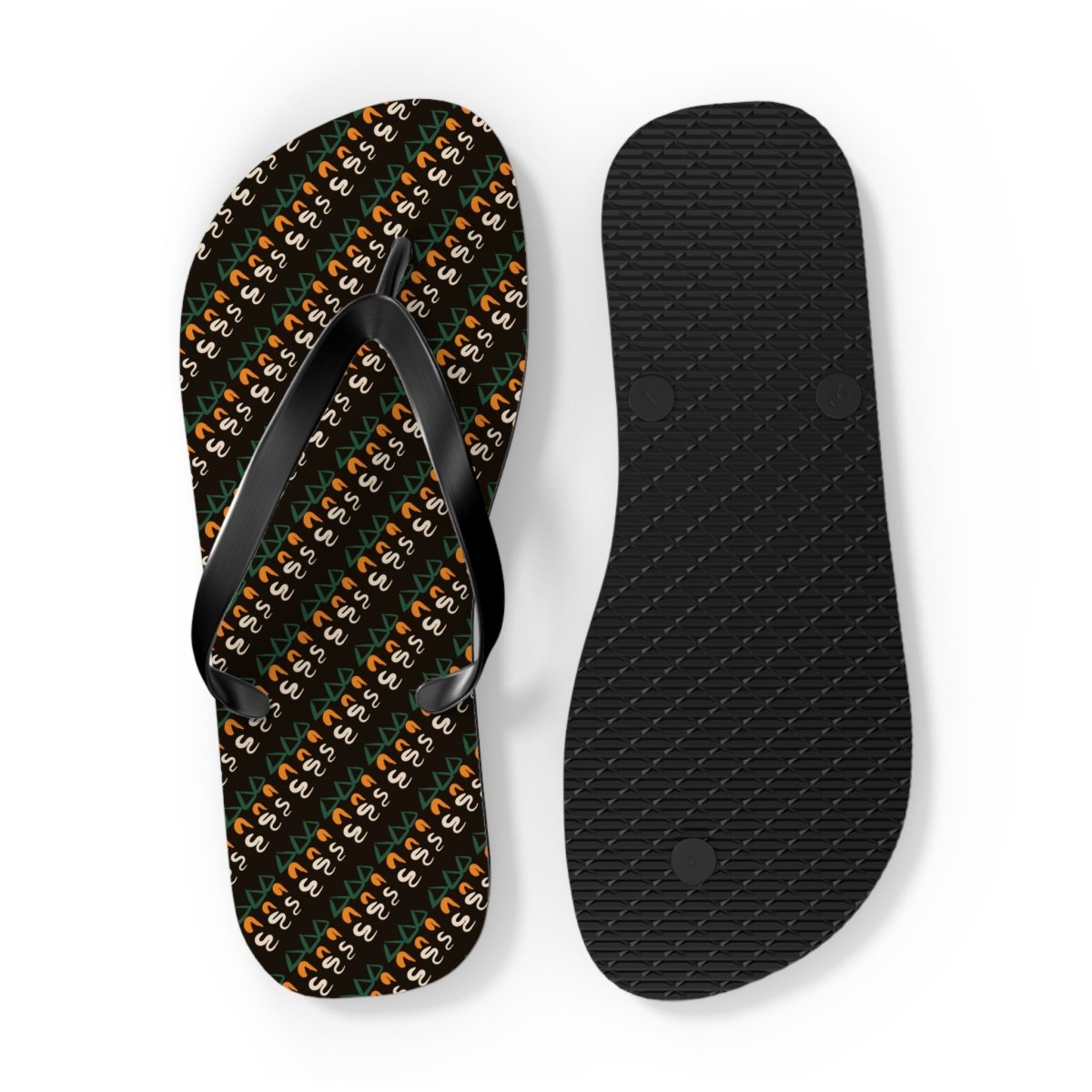 Flip Flops, African Tribal Design Inspired 25079358475576250861 Earthbound Pacific