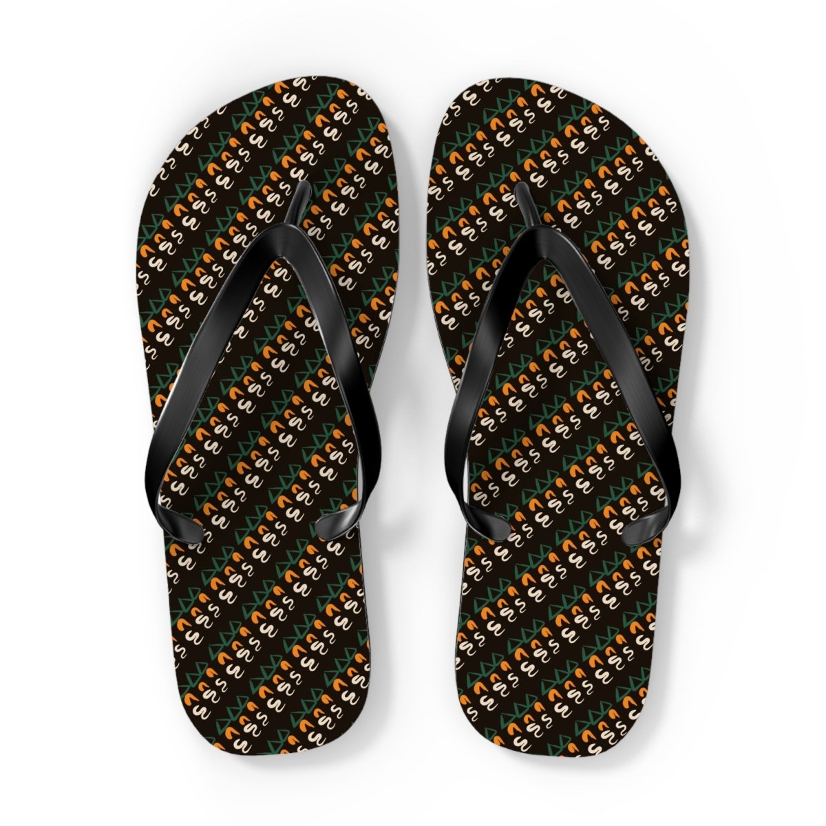 Flip Flops, African Tribal Design Inspired 25079358475576250861 Earthbound Pacific