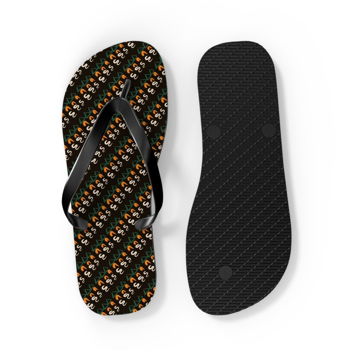Flip Flops, African Tribal Design Inspired 25079358475576250861 Earthbound Pacific