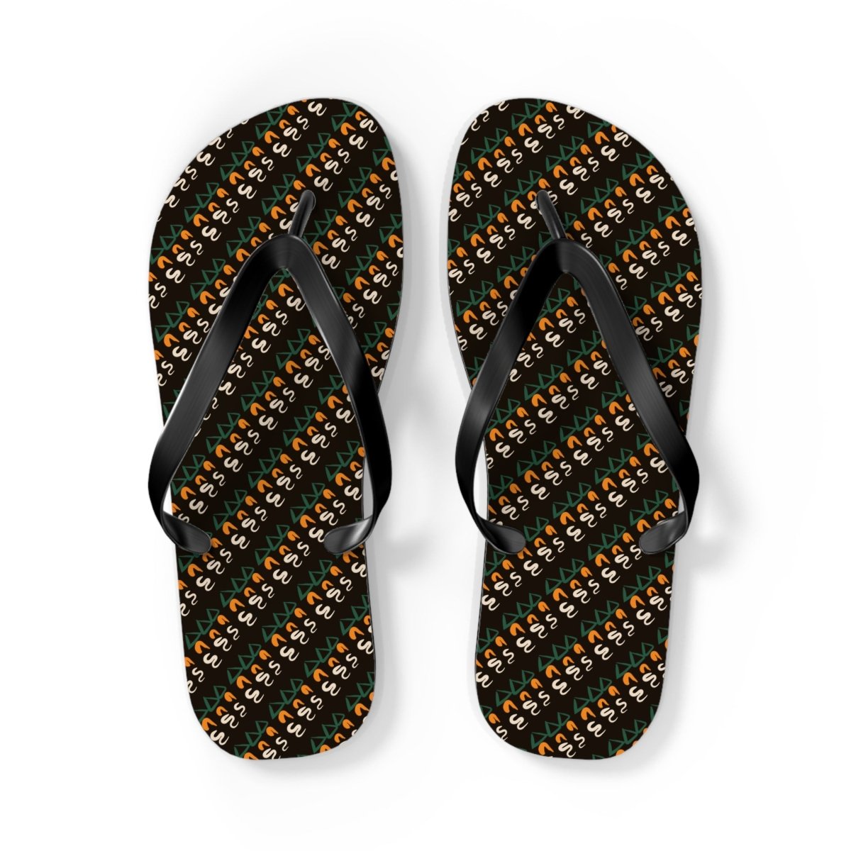 Flip Flops, African Tribal Design Inspired 95500981786475455322 Earthbound Pacific