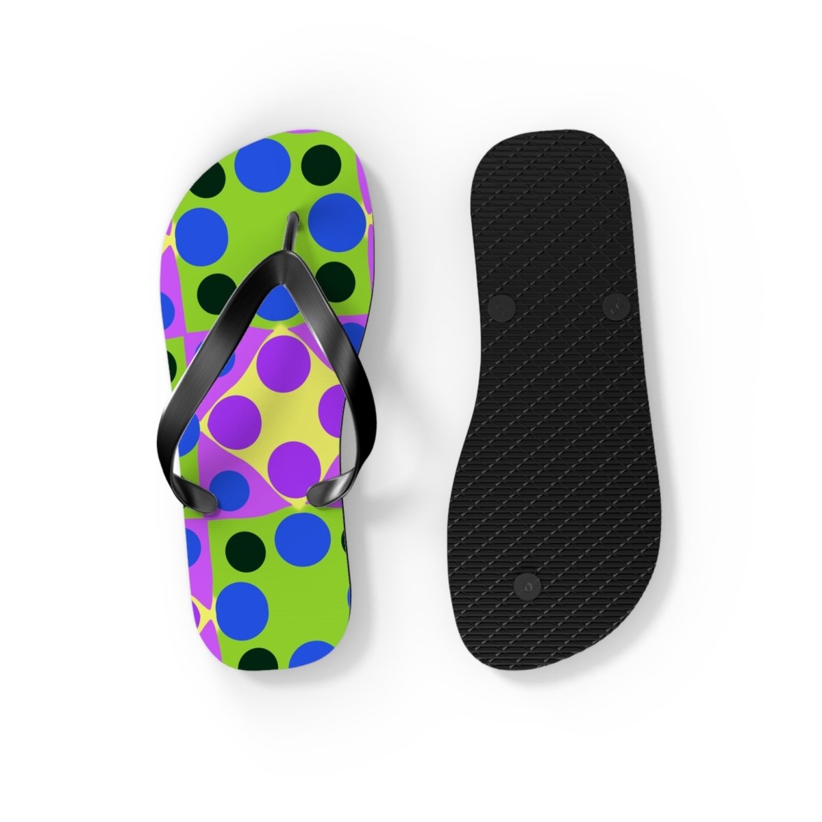 Funky Polka Design Flip Flops 47886446276053109654 Earthbound Pacific