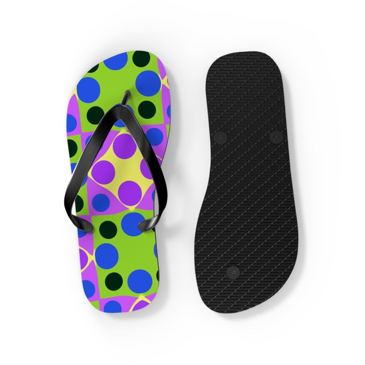 Funky Polka Design Flip Flops 47886446276053109654 Earthbound Pacific
