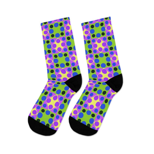 Funky Socks - Psychedelic Polka - Recycled Poly - Retro Collection 11342706908267934397 Earthbound Pacific