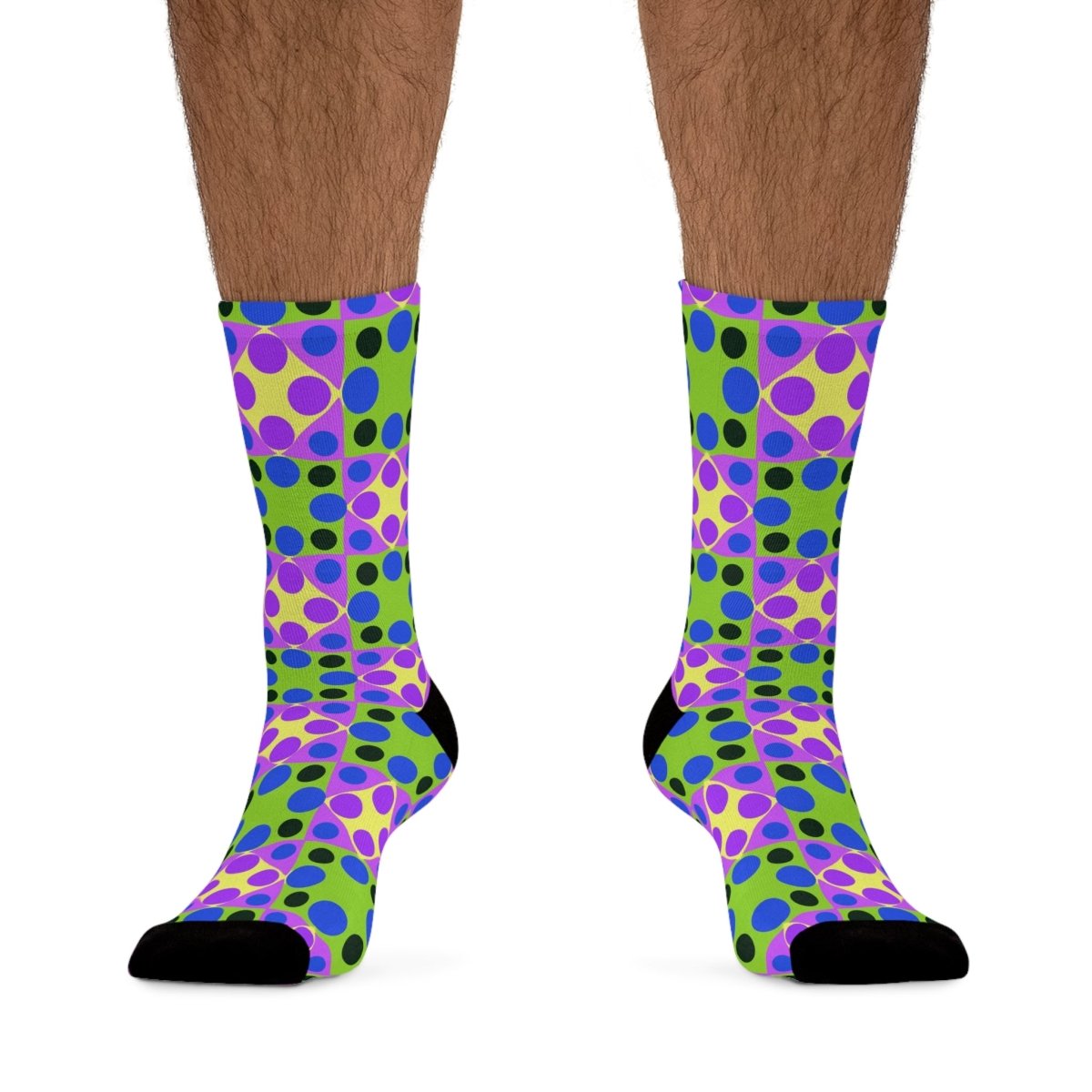 Funky Socks - Psychedelic Polka - Recycled Poly - Retro Collection 11342706908267934397 Earthbound Pacific