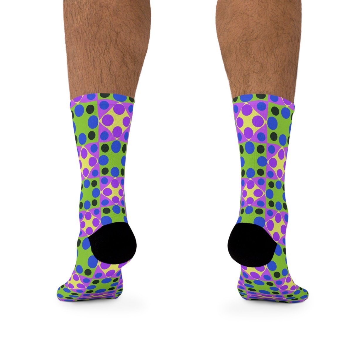 Funky Socks - Psychedelic Polka - Recycled Poly - Retro Collection 11342706908267934397 Earthbound Pacific