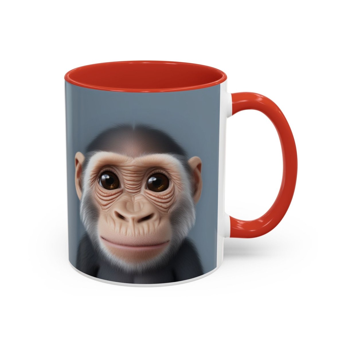 Funny Baby Monkey Designer Mug (11, 15oz) - Earthbound Pacific