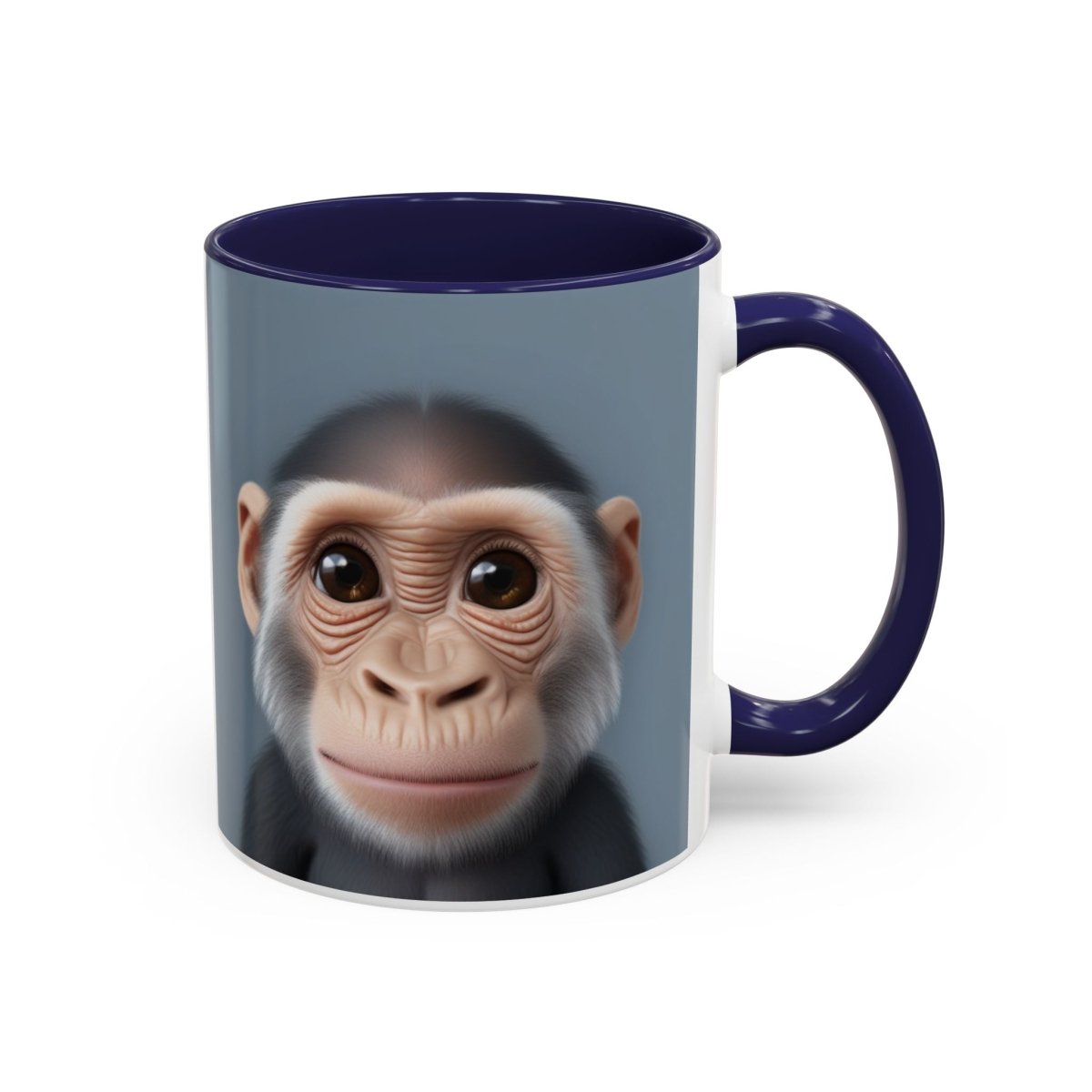 Funny Baby Monkey Designer Mug (11, 15oz) - Earthbound Pacific