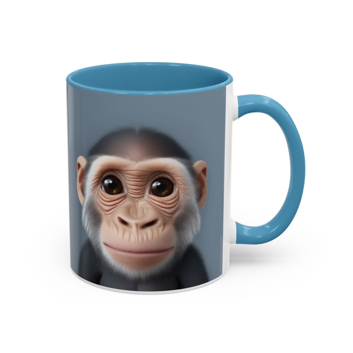 Funny Baby Monkey Designer Mug (11, 15oz) - Earthbound Pacific