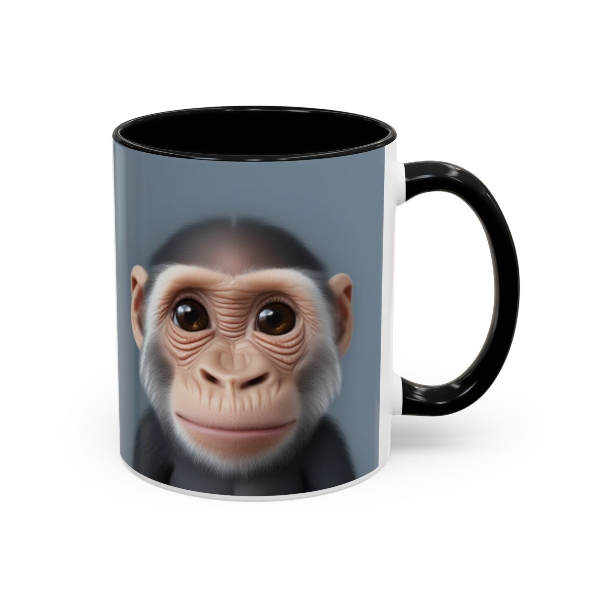 Funny Baby Monkey Designer Mug (11, 15oz) - Earthbound Pacific