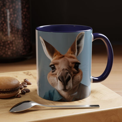 Funny Kangaroo Coffee Mug (11, 15oz) - Earthbound Pacific