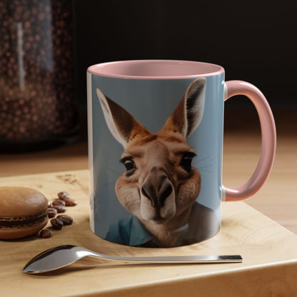 Funny Kangaroo Coffee Mug (11, 15oz) - Earthbound Pacific