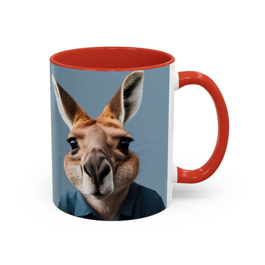 Funny Kangaroo Coffee Mug (11, 15oz) - Earthbound Pacific