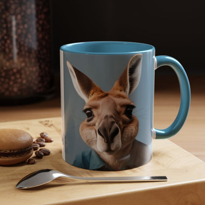 Funny Kangaroo Coffee Mug (11, 15oz) - Earthbound Pacific