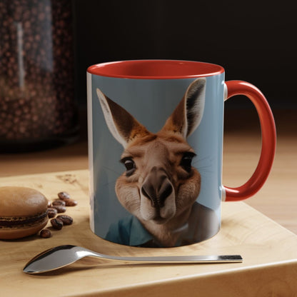 Funny Kangaroo Coffee Mug (11, 15oz) - Earthbound Pacific