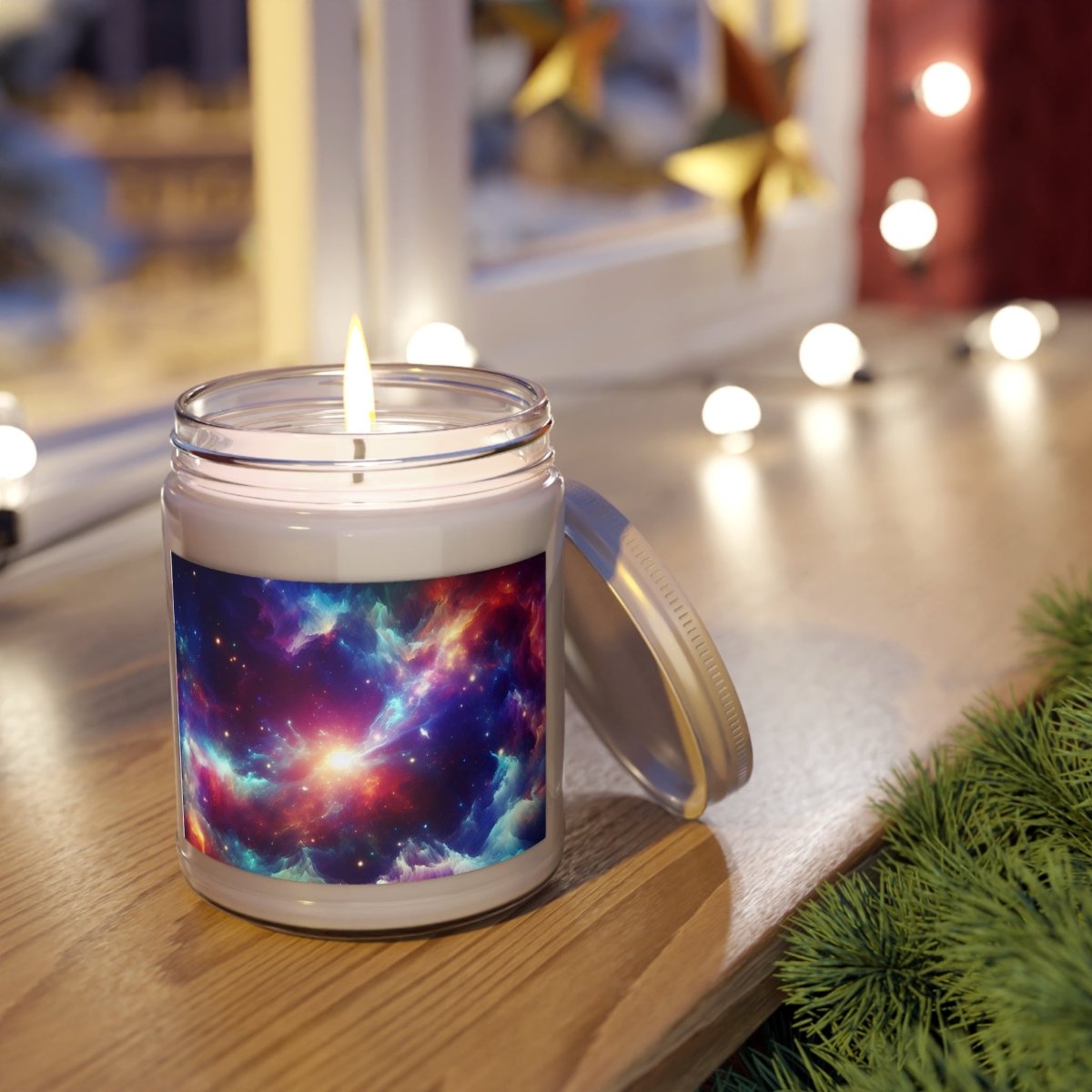 Galaxy 2 Scented Candle, 9oz - Heavenly Galaxy - Inspired Design - Earthbound Pacific